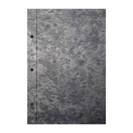 Risch CMBFF-MET 8.5X14 Brushed Metallic Faux-leather Chicago Menu Board (specify Color)