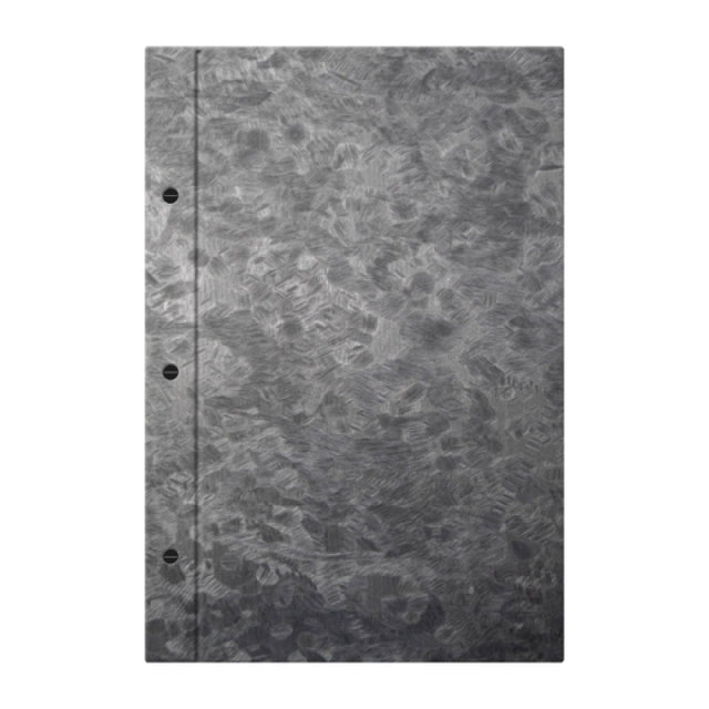 Risch CMBFF-MET 8.5X14 Brushed Metallic Faux-leather Chicago Menu Board (specify Color)