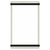 Menu Solutions ALSIN814-RB Menu Board Holds 8-1/2" X 14" Insert Single Panel