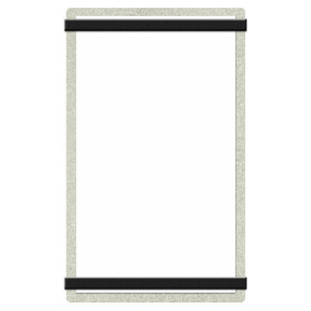 Menu Solutions ALSIN814-RB Menu Board Holds 8-1/2" X 14" Insert Single Panel