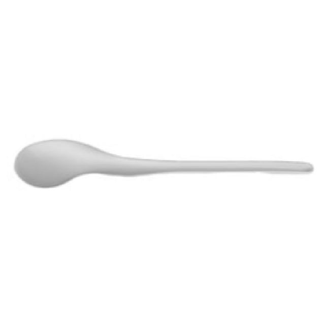 JB Prince RB397 Eco Coffee Spoon 4.5"W X .94"D X .19"H White