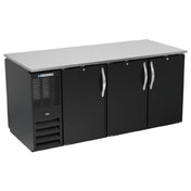 Beverage Air BB72HC-PT-B - Refrigerated Back Bar Pass-Thru Storage Cabinet, Three-section