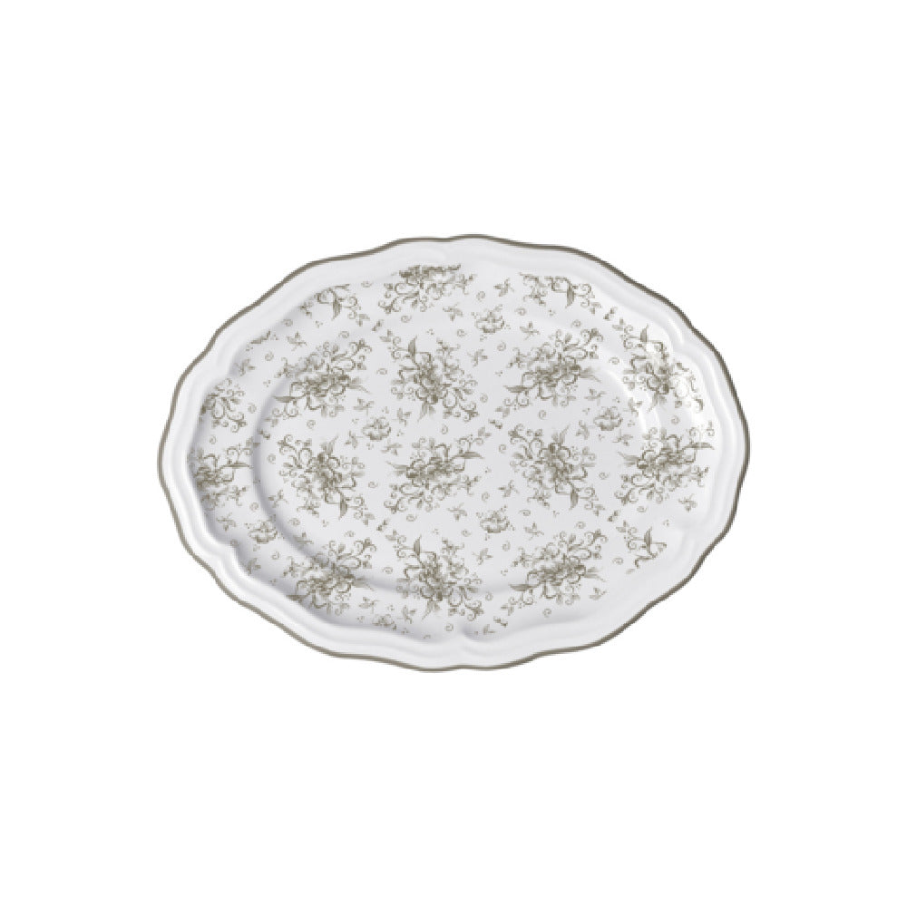Steelite 62541FP818 Oval Platter 9.0" X 6.75" X 0.875" Adelina