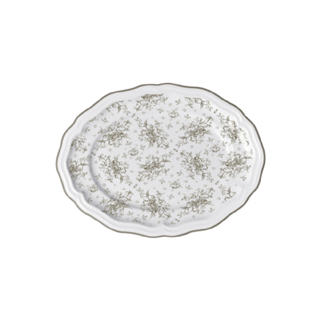 Steelite 62541FP818 Oval Platter 9.0" X 6.75" X 0.875" Adelina