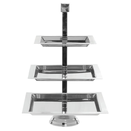 Hubert 89994 - Display Stand, 3-tier, 15" Dia. X 22"H