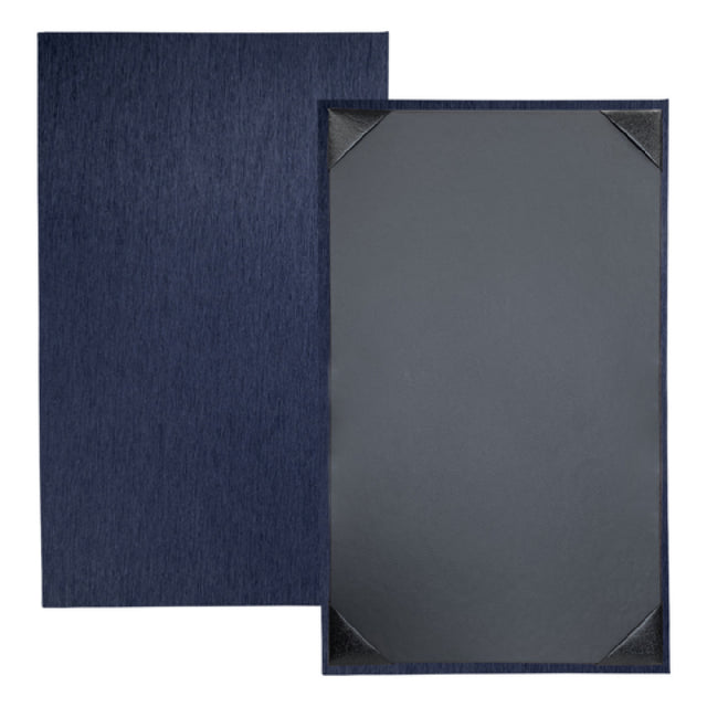 Risch STERLING-1V 8.5X14 Sterling Hardback Shimmer Metallic Menu Cover (specify Color)