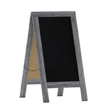 Flash Furniture HGWA-GDI-CRE8-132315-GG Canterbury Magnetic Chalkboard Sign 40" X 20"