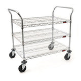 Eagle Group U3-2460S - Utility Cart, 3-tier, 60"W X 24"D X 40"H