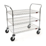Eagle Group EU3-1830S - Utility Cart, 3-tier, 30"W X 18"D X 40"H