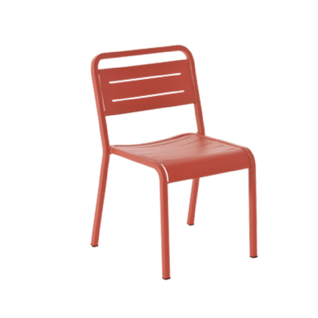 Emuamericas Llc E208 Urban Stacking Side Chair Outdoor/indoor Slat Back And Seat