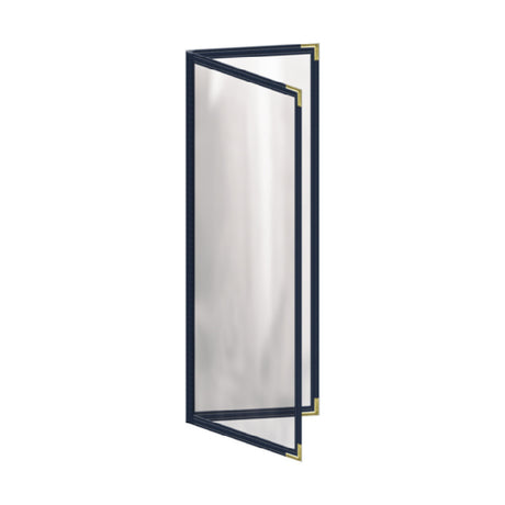 Risch TED 4.25X14-LEATHERETTE Deluxe Sewn Leatherette Menu Cover (specify Color)