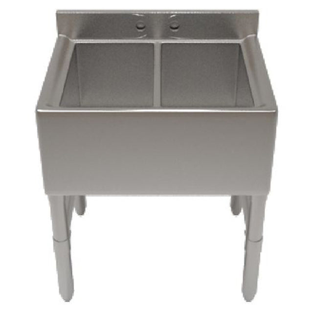 NBR Equipment UW-3-101410-36 Slim-Line Underbar Sink Unit Three-compartment 36"W X 18-1/4"D X 32-1/2"H Overall Size