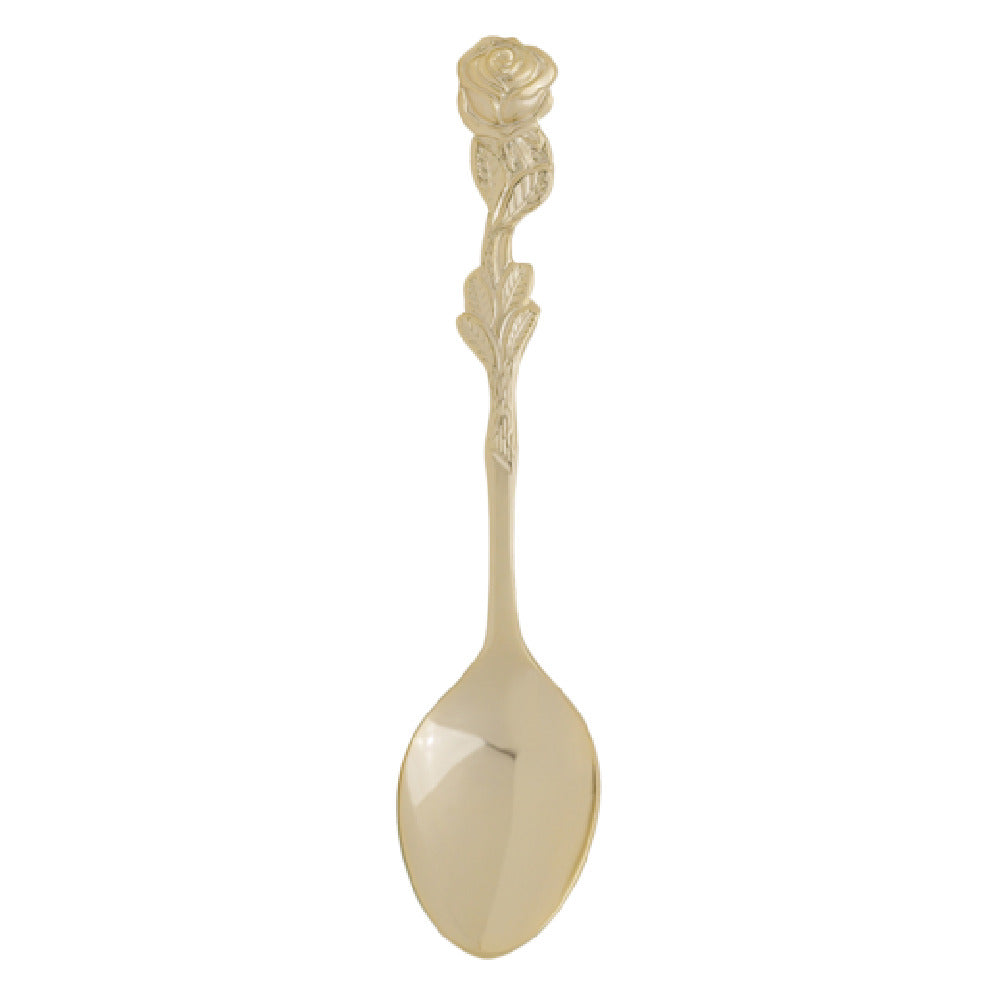 Harold Import Co. GD-9 HIC Rose Demi Spoon 4-1/2" Gold Plated