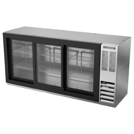 Beverage Air BB72HC-1-F-GS-S Refrigerated Food Rated Back Bar Storage Cabinet Three-section