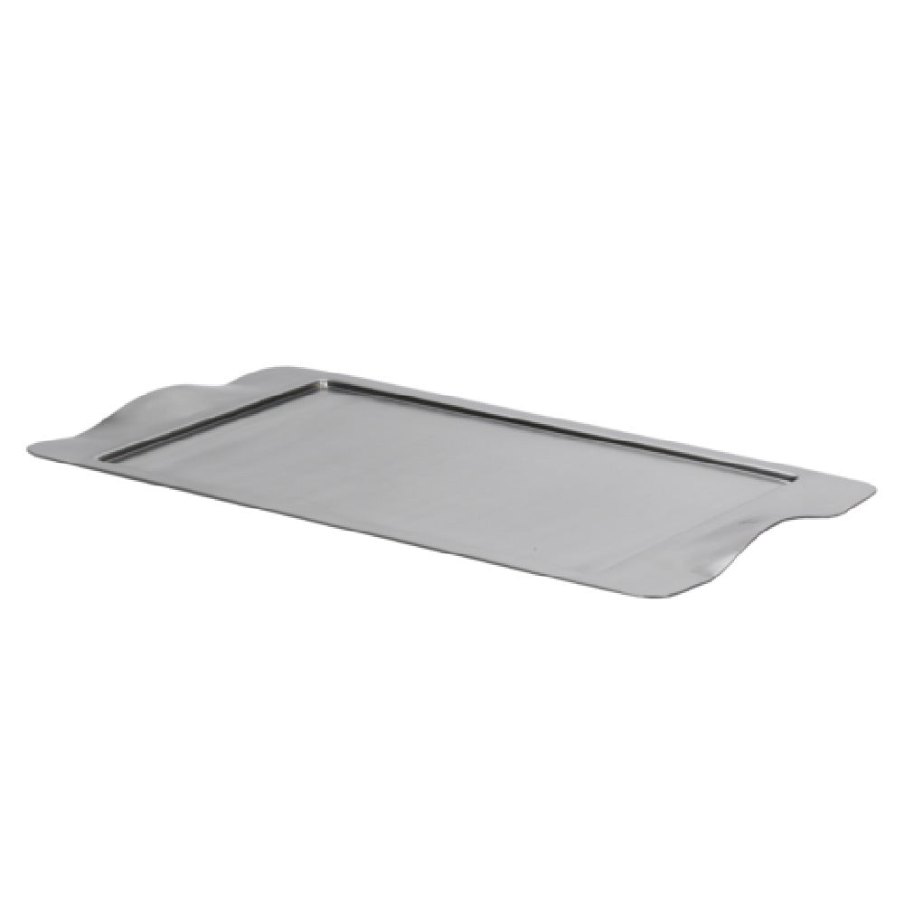 Service Ideas SB-42 Service Ideas Mod18 Serving Tray Rectangular Brushed Stainless