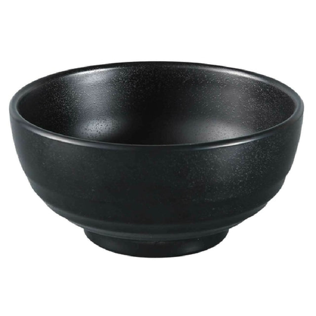 Yanco BP-3006 Black Pearl Woodong Noodle Bowl 26 Oz. 6" Dia. X 3"H