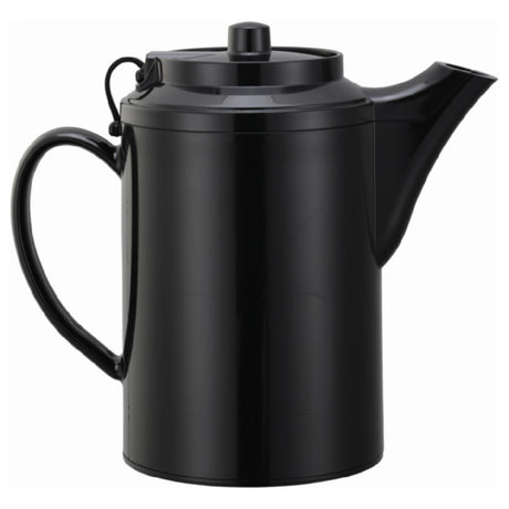 Service Ideas TST612BL Service Ideas Teapot With Tether Plastic Double Wall