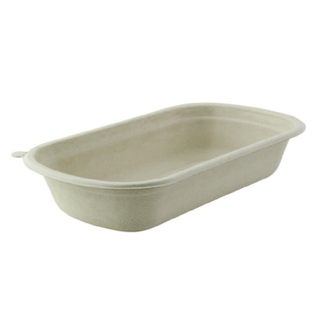 PacknWood 210APUREC750BRF - Sugarcane Container, 25oz., 9"L X 5.3"W X 1.4"H