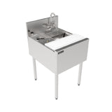 Perlick TSF20PS-SBRT TSF Series Underbar Prep Sink 20" W X 24" D X 36" H With Sink Bowl (9.75"W X 10.5" FTB X 6" D)