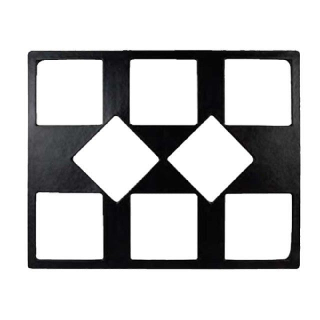 GET Enterprises 82736A9 Double Tile 20-13/16" X 25-1/2" With Eight Small Square Cut-outs