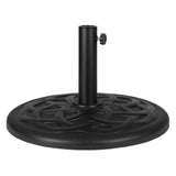 Flash Furniture GM-UB19-BZ-GG Umbrella Base 19-1/4" Dia. Powder Coated Steel Post