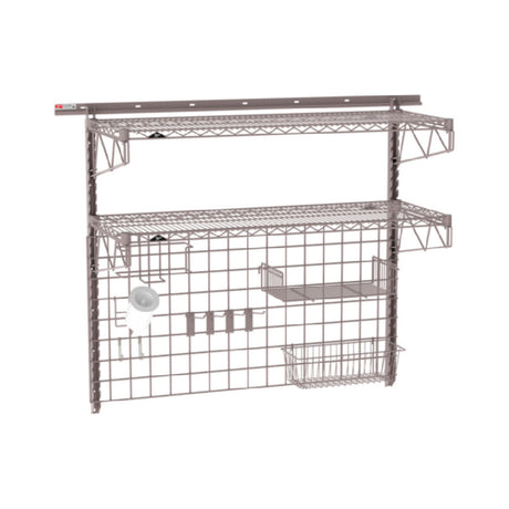 Metro SW-1848K4-45-PREP - SmartWall Complete Kit For Prep, Two-shelf, Components Include A Wall Track