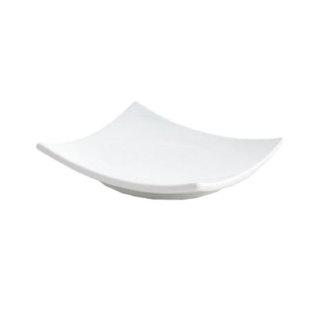 FOH DAP037WHP23 Origami® Plate 4" X 4" X 1" Square