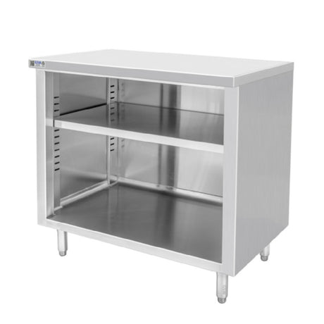 GSW USA CTN-3048 Work Table Cabinet Base With Open Front 48"W X 30"D X 35"H