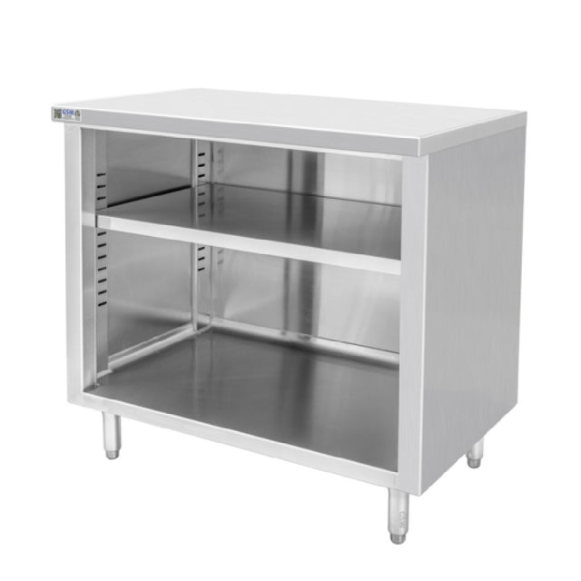 GSW USA CTN-2472 Work Table Cabinet Base With Open Front 72"W X 24"D X 35"H