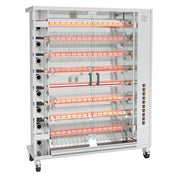 Rotisol FF1425-8G-SS_LP FauxFlame™ Rotisserie Oven Gas Floor Model