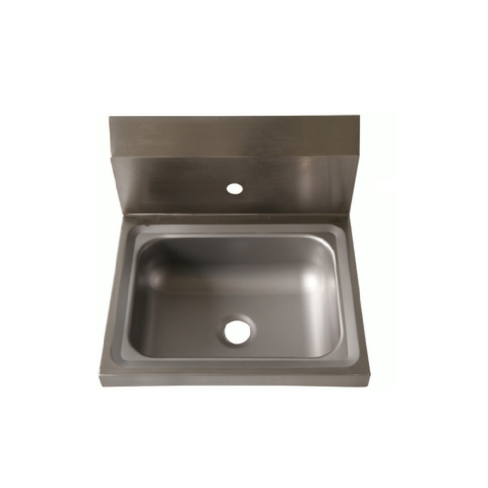 NBR Equipment HS2-W1 Hand Sink Wall Mount 14" Wide X 10" Front-to-back X 5" Deep Bowl