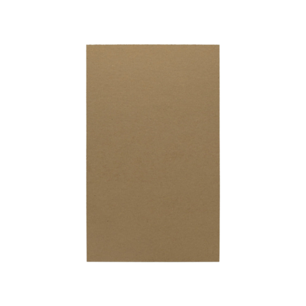 Risch CHIP 8.5X14 8 1/2 X 14 Brown And Rigid Hardboard Menu Stiffener Made For All Clear Vinyl And Deluxe Sewn Menu Covers