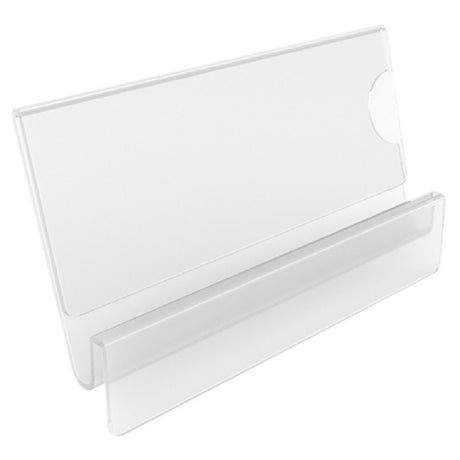 Bauscher Hepp 57.0161.9991 - Label Holder, 3-1/8" X 3/4" X 2-1/4"H, Rear