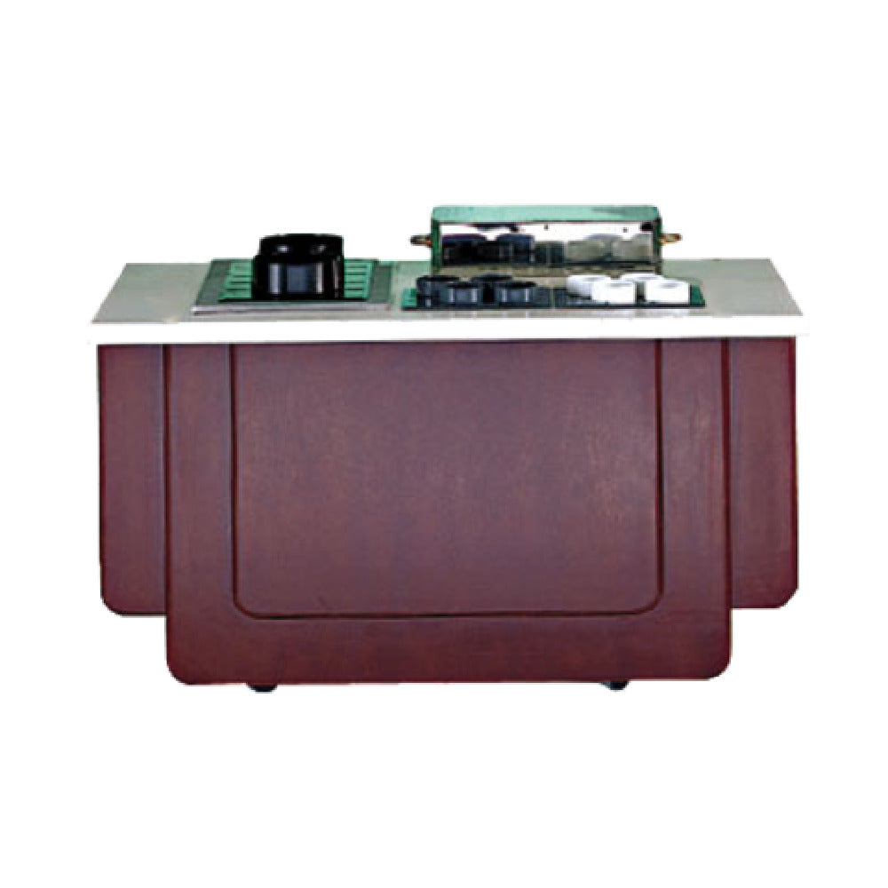Bon Chef 50091 - Classic Buffet Station, 6'L X 30" W X 35-3/4" H, With Standard Corian Top