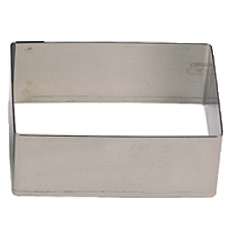 Paderno 47425-11 Pastry Rings Rectangle 2-3/8" X 2" X 1-1/8"H (interior Dimensions)