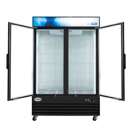 Koolmore KM-IM53-2GD - Ice Merchandiser, 53.35"W X 31.93"D X 81.5"H, Indoor