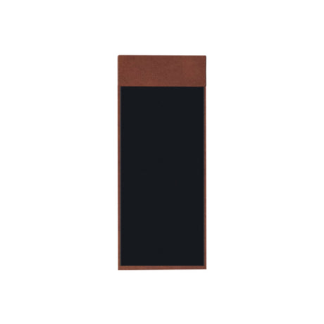 Risch MMB-LTH 4.25X11 Tuxedo Leather Bonded Leather Magnetic Menu Board (specify Color)