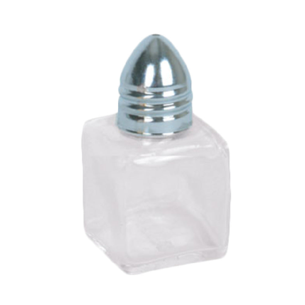 Thunder Group GLTWCC005 Salt/Pepper Shaker 1/2 Oz. Capacity Glass Cube Base