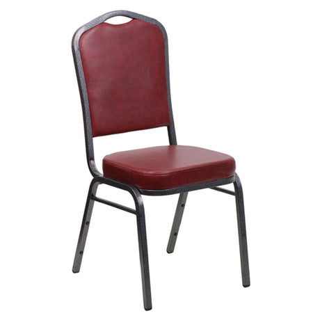 Flash Furniture FD-C01-SILVERVEIN-BURG-VY-GG Hercules Series Stacking Banquet Chair