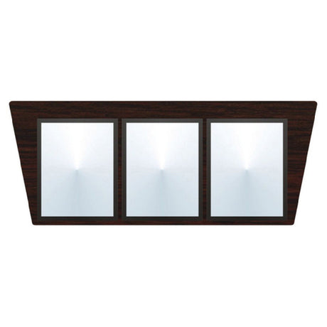 Hubert 25837 - Menu Board, 3-pocket, Wall-mount