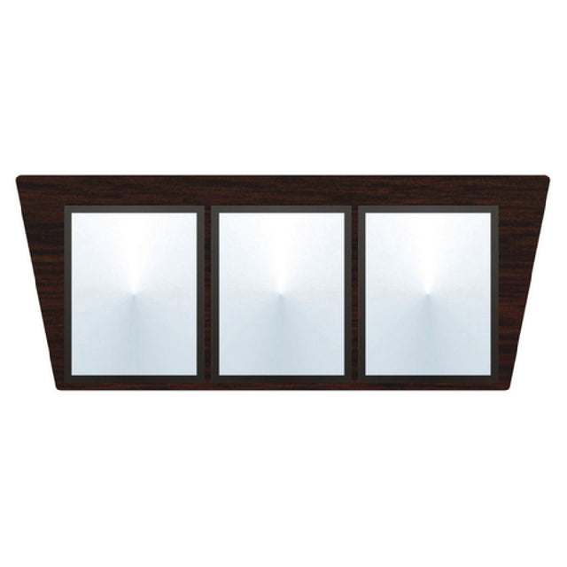 Hubert 25837 - Menu Board, 3-pocket, Wall-mount