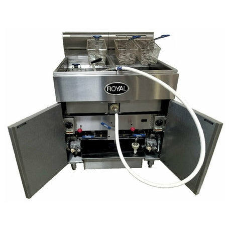 Royal Range Of California RFT-75-2-DM2_NAT Multivat Fryer Battery Gas Floor Model