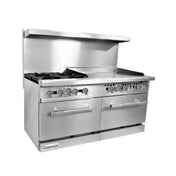 Connerton Cooking CN60-10_NAT Restaurant Range Gas 60"W X 33.9"D