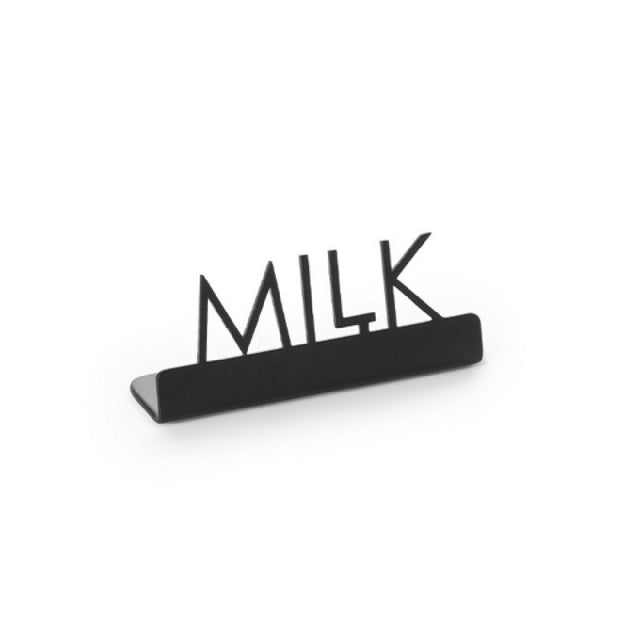 American Metalcraft SBM3 - Laser Cut Sign, 0.9"W X 3"D X 1-1/4"H, Black