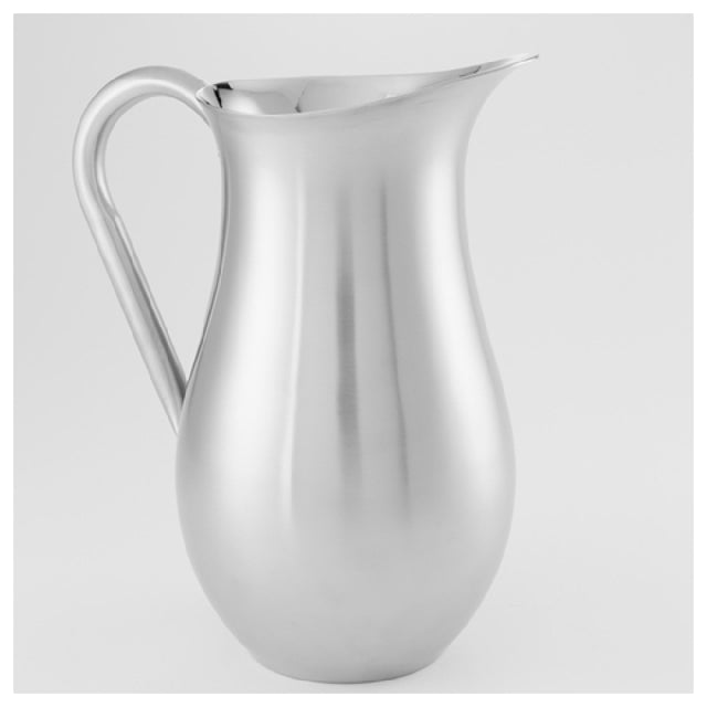 American Metalcraft BWP84 Bell Pitcher 84 Oz. 8-3/4" X 5" X 9-1/4"H With Ice Guard