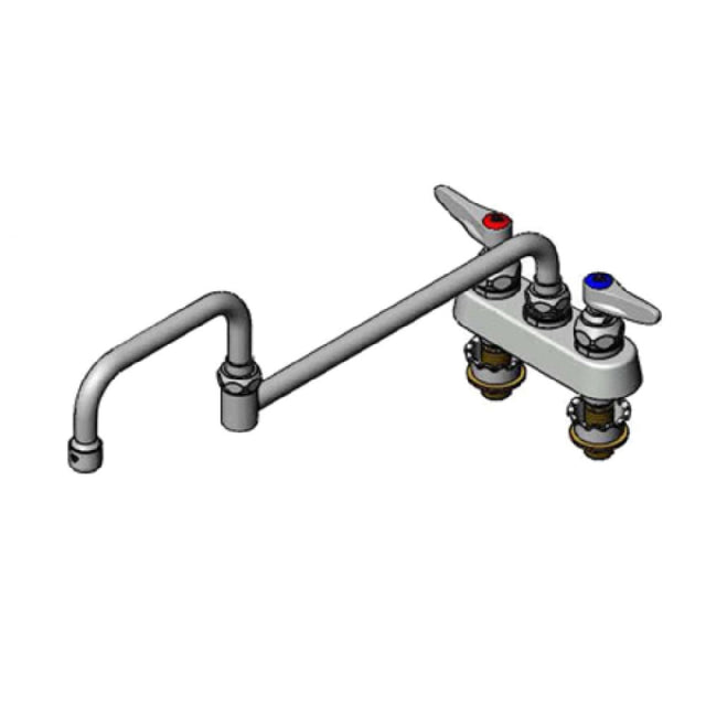 T&S Brass B-1131-XS Faucet 18" Double-jointed Nozzle Deck Mounted