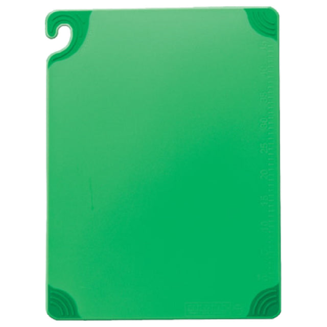 San Jamar CBG182412GN Saf-T-Grip® Cutting Board 18" X 24" X 1/2" Anti-slip Grip Corners