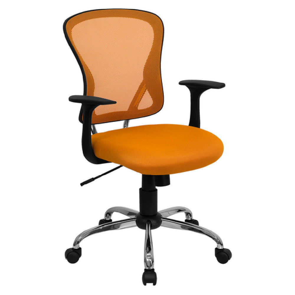 Flash Furniture H-8369F-ORG-GG Swivel Task/Office Chair 36" To 40" Adjustable Height