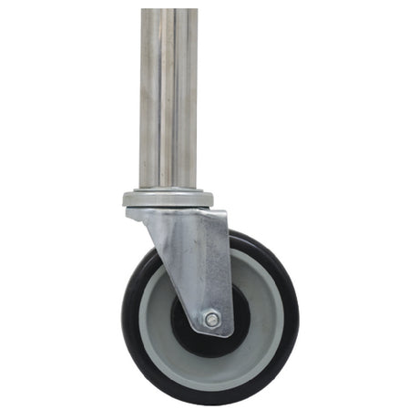 Advance Tabco TA-25G-4-X Special Value Casters 5" Diameter Set Of 4 (2 With Brakes) With Galvanized Legs For Standard Working Height Of 35-1/2"