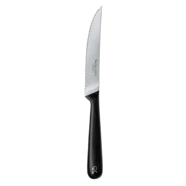 Steelite 5979SX009 Steak Knife 9-3/4" Overall 4-3/4" Rounded Serrated Blade